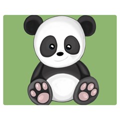 Cute Panda Double Sided Flano Blanket (Medium) 