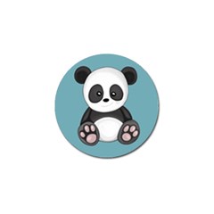 Cute Panda Golf Ball Marker by Valentinaart