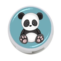 Cute Panda 4-port Usb Hub (two Sides)  by Valentinaart