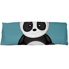 Cute Panda Body Pillow Case (dakimakura) by Valentinaart