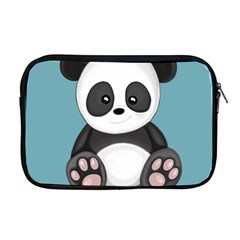 Cute Panda Apple Macbook Pro 17  Zipper Case by Valentinaart