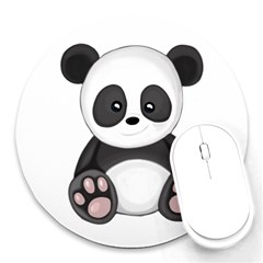 Cute Panda Round Mousepads