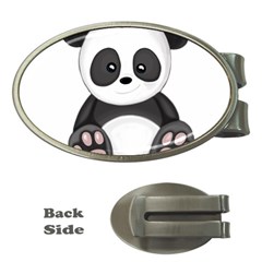 Cute Panda Money Clips (Oval) 