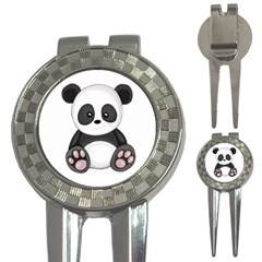 Cute Panda 3-in-1 Golf Divots