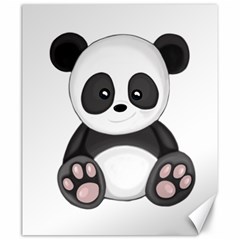 Cute Panda Canvas 20  x 24  