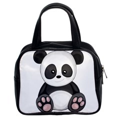 Cute Panda Classic Handbags (2 Sides)