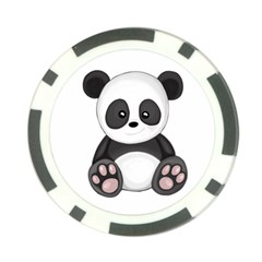 Cute Panda Poker Chip Card Guard (10 Pack) by Valentinaart