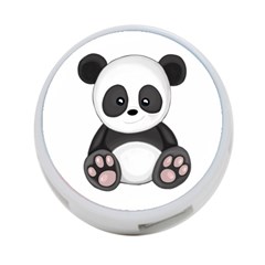 Cute Panda 4-Port USB Hub (One Side)