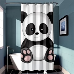 Cute Panda Shower Curtain 36  x 72  (Stall) 