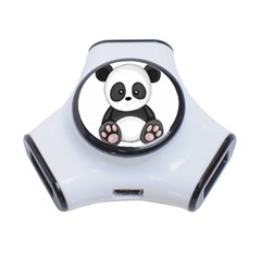 Cute Panda 3-Port USB Hub