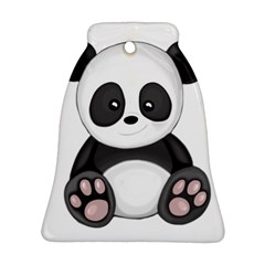 Cute Panda Bell Ornament (Two Sides)