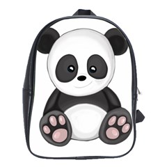 Cute Panda School Bag (XL)