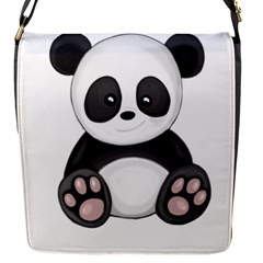 Cute Panda Flap Messenger Bag (S)