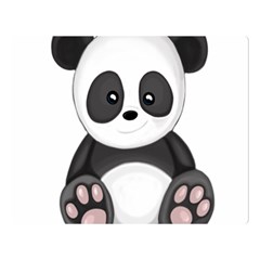 Cute Panda Double Sided Flano Blanket (Large) 