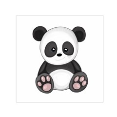 Cute Panda Small Satin Scarf (Square)