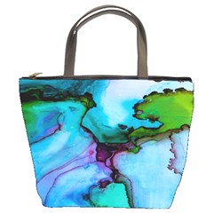 Abstract Painting Art Bucket Bags by Celenk