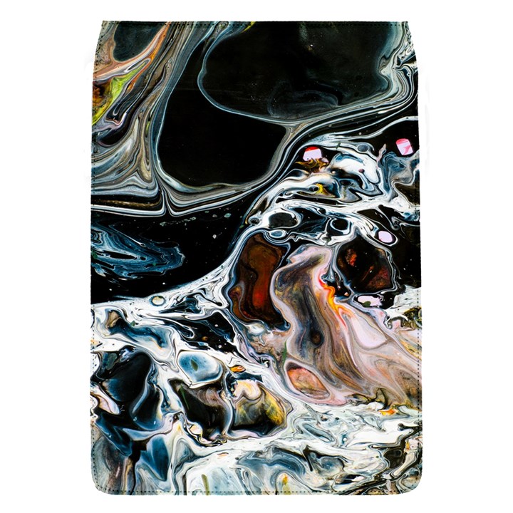 Abstract Flow River Black Flap Covers (S) 