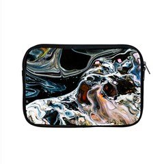 Abstract Flow River Black Apple Macbook Pro 15  Zipper Case by Celenk