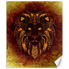 Lion Wild Animal Abstract Canvas 8  X 10  by Celenk