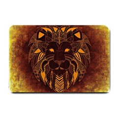 Lion Wild Animal Abstract Small Doormat  by Celenk