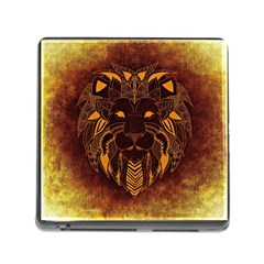 Lion Wild Animal Abstract Memory Card Reader (square) by Celenk