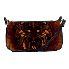 Lion Wild Animal Abstract Shoulder Clutch Bags by Celenk