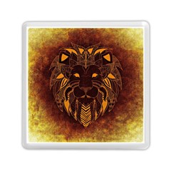 Lion Wild Animal Abstract Memory Card Reader (square)  by Celenk