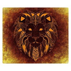 Lion Wild Animal Abstract Double Sided Flano Blanket (small)  by Celenk