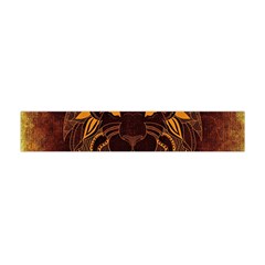 Lion Wild Animal Abstract Flano Scarf (mini) by Celenk