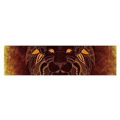 Lion Wild Animal Abstract Satin Scarf (oblong) by Celenk