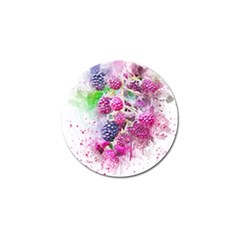 Blackberry Fruit Art Abstract Golf Ball Marker by Celenk