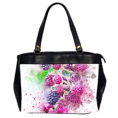 Blackberry Fruit Art Abstract Office Handbags (2 Sides)  by Celenk