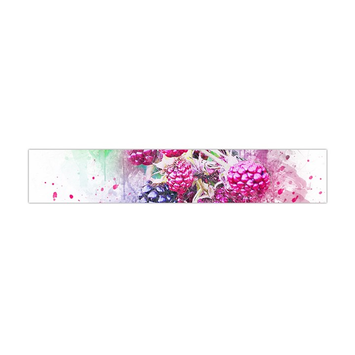 Blackberry Fruit Art Abstract Flano Scarf (Mini)