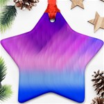 Background Art Abstract Watercolor Star Ornament (Two Sides) Front