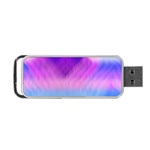 Background Art Abstract Watercolor Portable USB Flash (Two Sides) Back