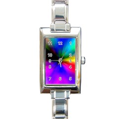 Creativity Abstract Alive Rectangle Italian Charm Watch by Celenk