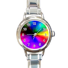 Creativity Abstract Alive Round Italian Charm Watch by Celenk