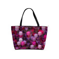 Cube Surface Texture Background Shoulder Handbags by Celenk