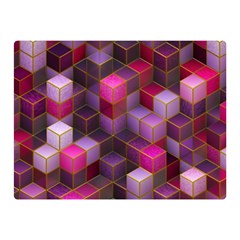 Cube Surface Texture Background Double Sided Flano Blanket (mini)  by Celenk