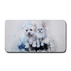 Cat Dog Cute Art Abstract Medium Bar Mats by Celenk