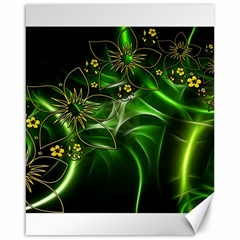 Flora Entwine Fractals Flowers Canvas 16  X 20   by Celenk