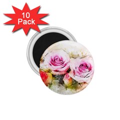 Flower Roses Art Abstract 1 75  Magnets (10 Pack)  by Celenk