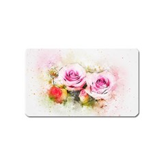 Flower Roses Art Abstract Magnet (name Card) by Celenk