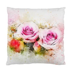 Flower Roses Art Abstract Standard Cushion Case (two Sides) by Celenk