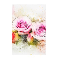 Flower Roses Art Abstract Shower Curtain 48  X 72  (small)  by Celenk