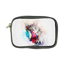 Cat Kitty Animal Art Abstract Coin Purse by Celenk