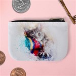 Cat Kitty Animal Art Abstract Mini Coin Purses Back