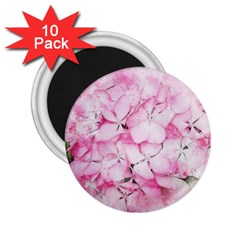 Flower Pink Art Abstract Nature 2 25  Magnets (10 Pack)  by Celenk