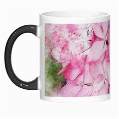 Flower Pink Art Abstract Nature Morph Mugs by Celenk