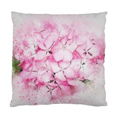 Flower Pink Art Abstract Nature Standard Cushion Case (one Side) by Celenk